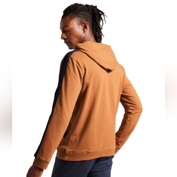 Ted Baker London Men's Warbr Hoodie Mustard Size Large - Picture 3 of 12